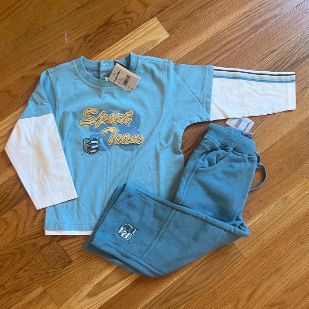 Pumpkin Patch Toddler Girls 2-Piece Long Sleeved Shirt and Pants Set